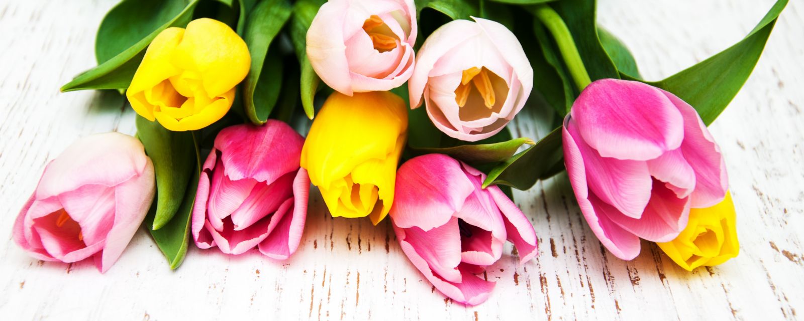прекрасный букет тюльпанов к 8 марта